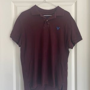 American Eagle Short Sleeve Polo - Medium